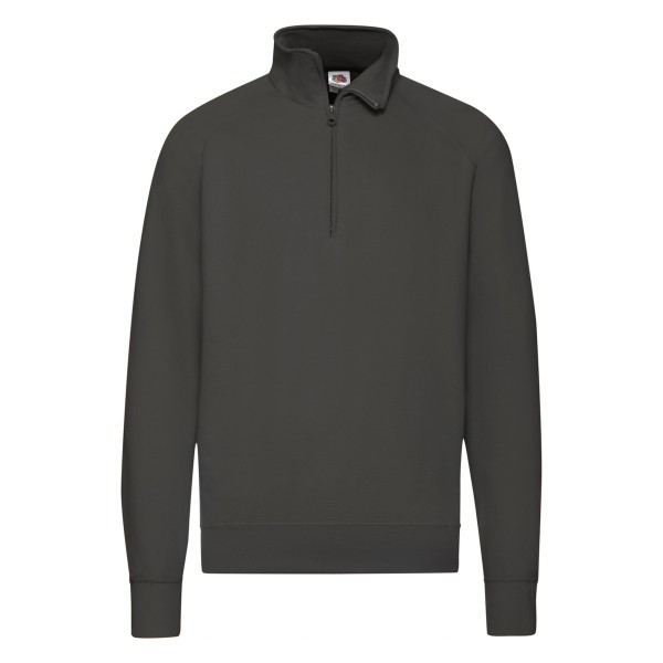 Felpa con zip corta